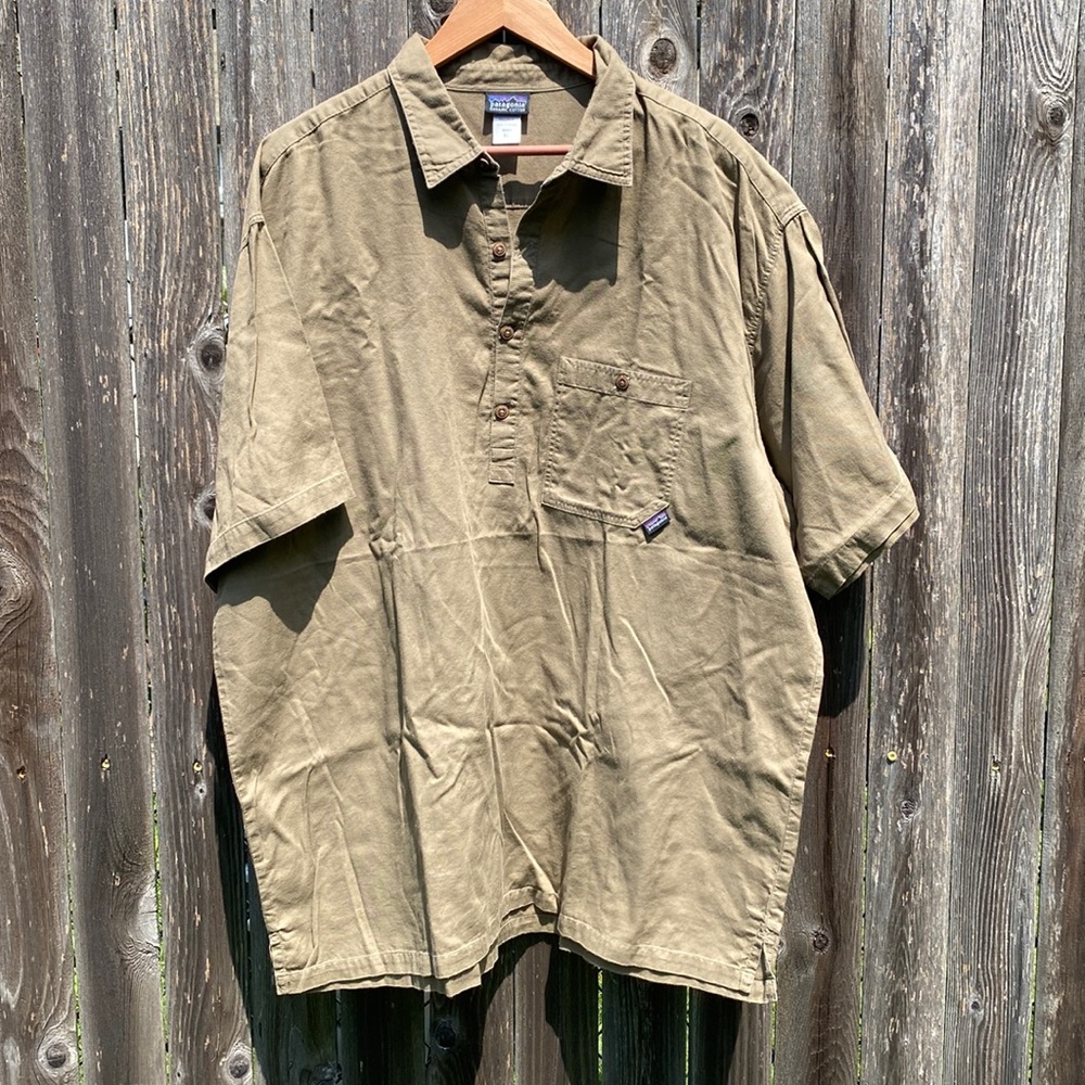 Men’s Patagonia, Organic cotton, woven pullover
